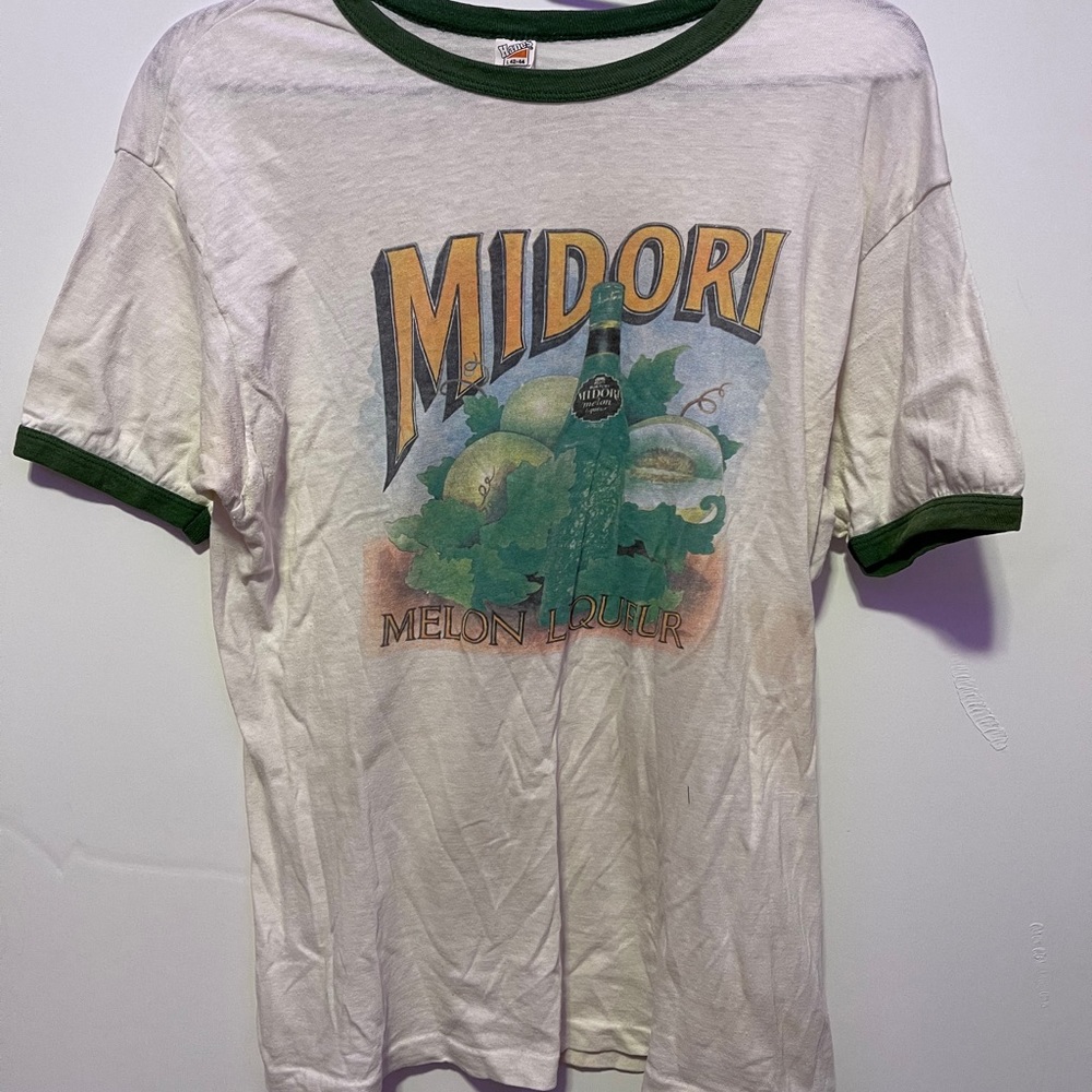 70’s Midori Melon Liqueur Hanes Tag Tee